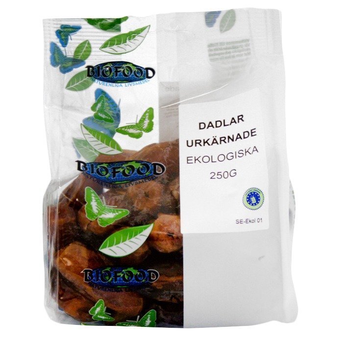 Biofood Dadlar Urkärnade 250 g