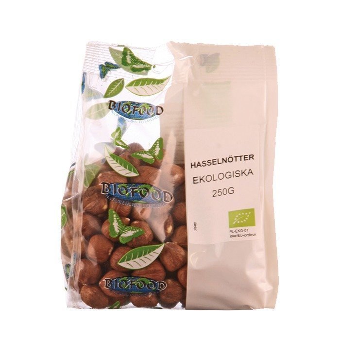 Biofood Hasselnötter 250 g