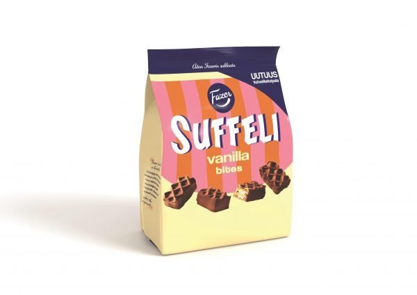 Fazer Suffeli Vanilla Bites Suklaavohveli 215 G