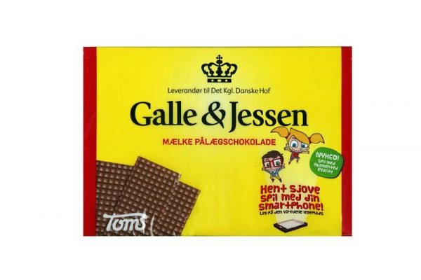 Galle&Jessen Lys Pålægschokolade 60 Stk