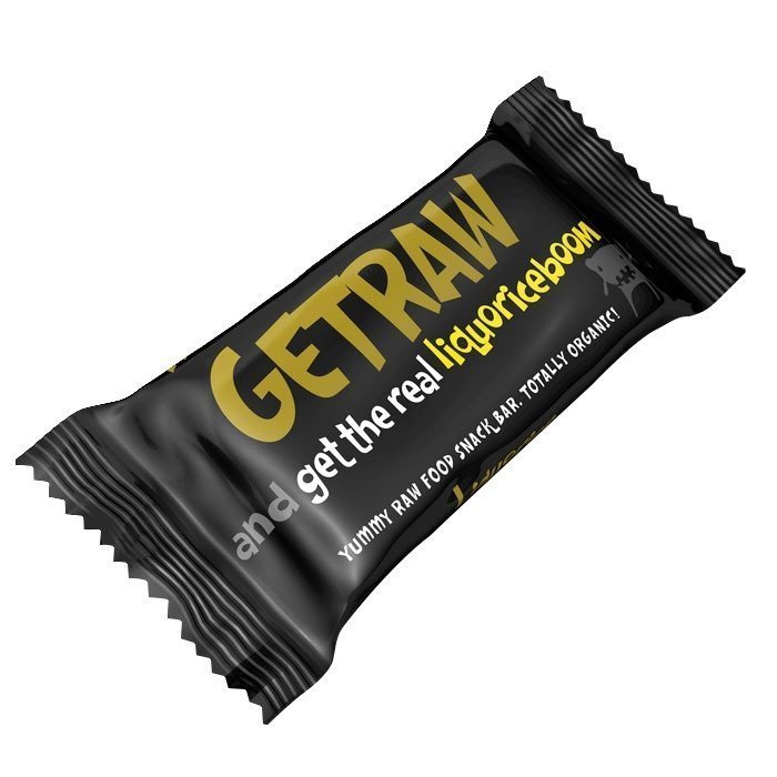 Getraw Liqorice Snack Bar 48 g