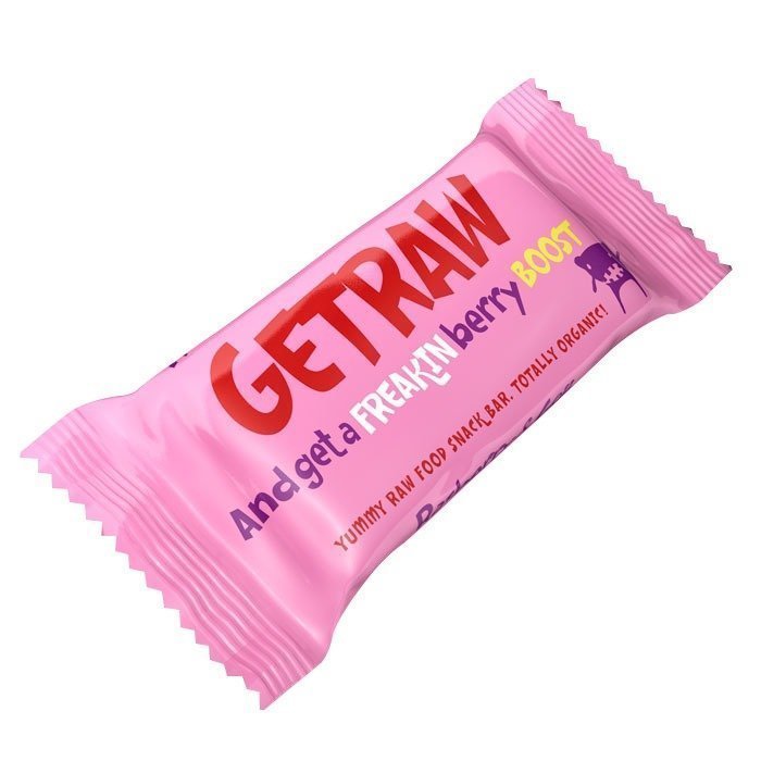 Getraw Raspberry & Goji Snack Bar 48 g