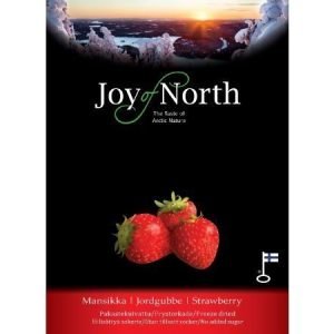 Joy of North Pakastekuivattu mansikka