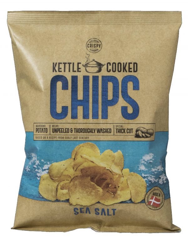 Kettle Cooked Chips Havsalt 150 G