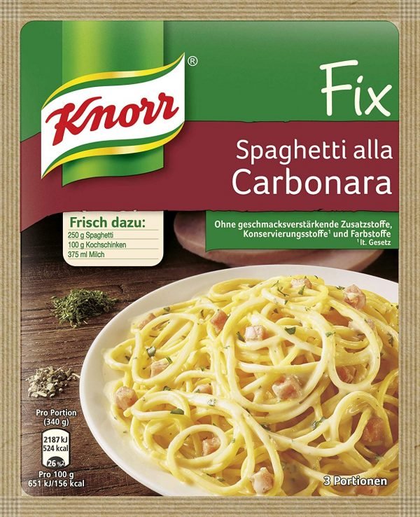 Knorr Mix Spaghetti Alla Carbonara 38 G