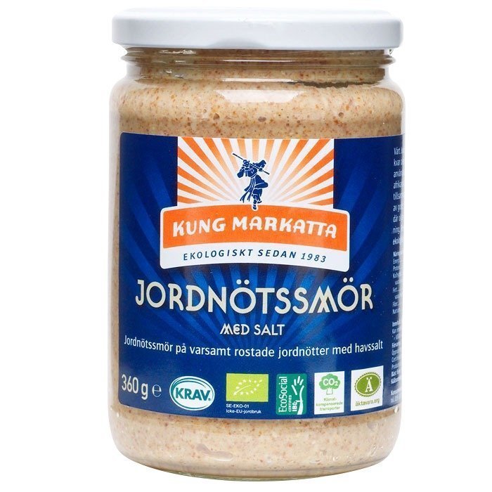 Kung Markatta Jordnötssmör med salt Luomu 360 g