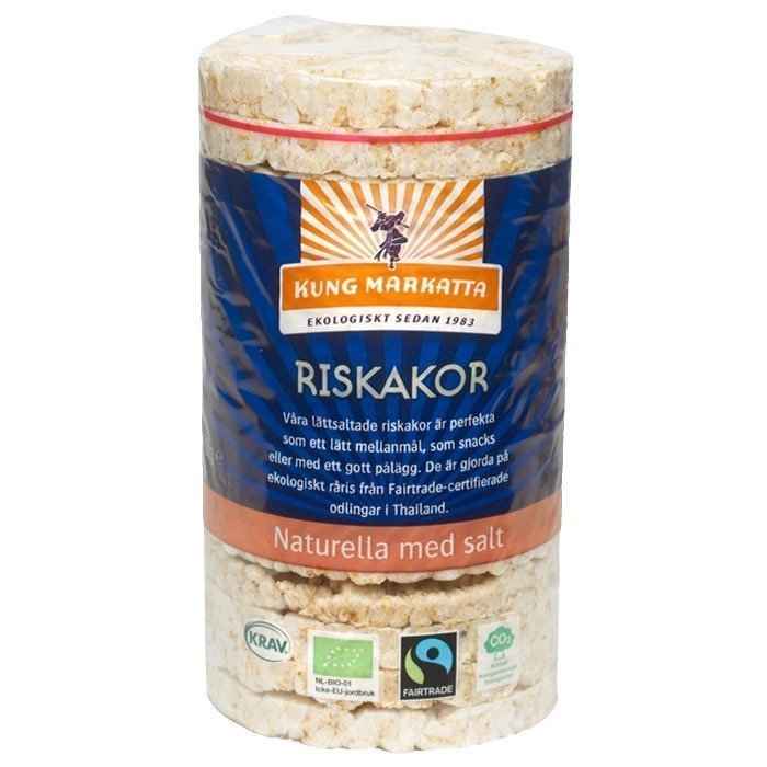 Kung Markatta Riskakor med salt Luomu 90 g