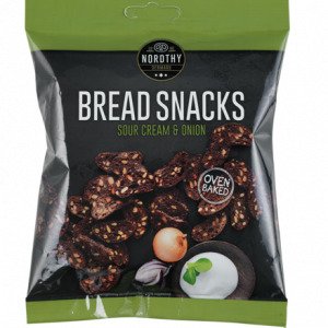 Nordthy Bread Snacks Sour Creme & Onion 75 G