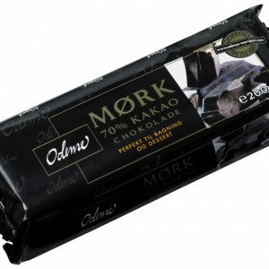 Odense Mørk Chokolade 70% 200 G