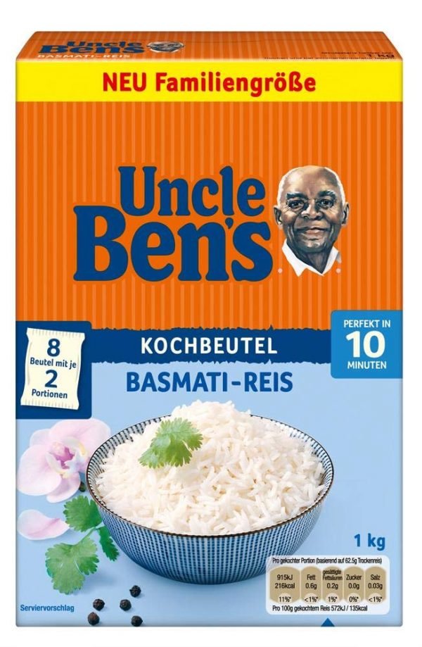 Onkel Ben's Basmatiris Kogepose 1 Kg