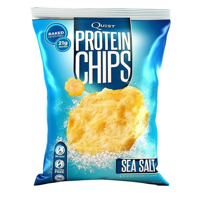 Quest Nutrition Quest Protein Chips 32 g Salt and Vinegar - Lyhyt päiväys - 27/8