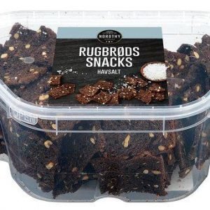 Rugbrødssnacks Havsalt 190 G