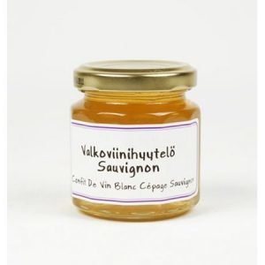 Sauvignon-valkoviinihyytelö