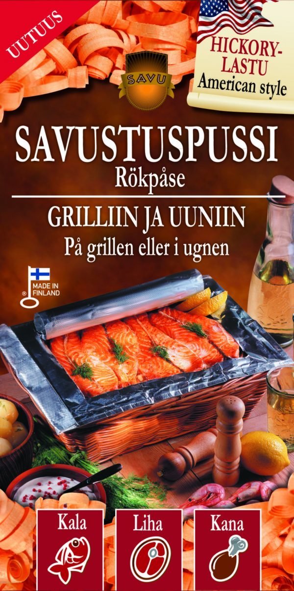 Sini Hickory Savustuspussi Grilliin Ja Uuniin