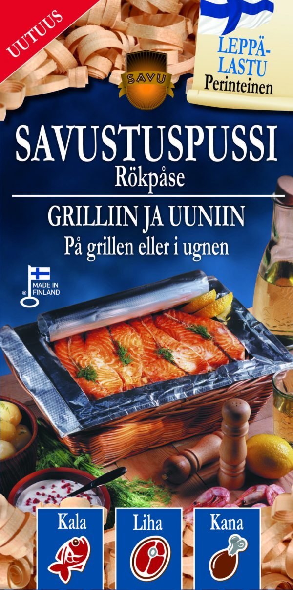 Sini Leppä Savustuspussi Grilliin Ja Uuniin