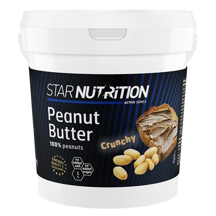 Star Nutrition Peanut Butter 1 kg Crunchy