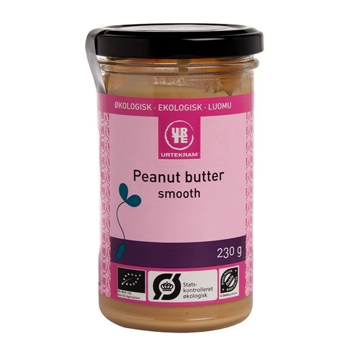 Urtekram Peanut butter smooth 230 g