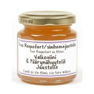 Valkoviini-päärynähyytelö